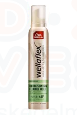 Wellaflex hajhab 200 ml Silk Finish & Hold Ultra Strong Mousse Kép
